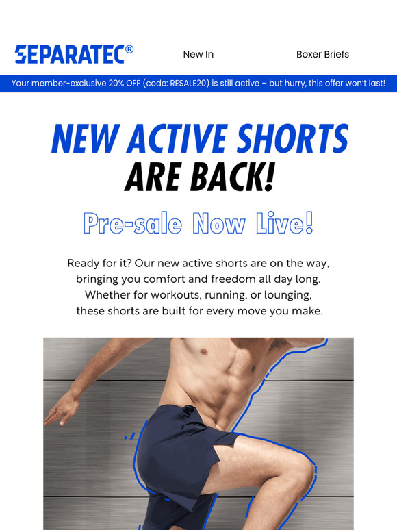 ✅ Fixed! Your 15% Off on Active Shorts Is Still On