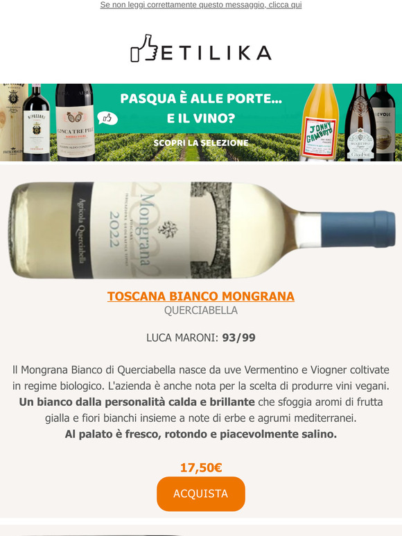🍷Etna Rosso Tornatore, Mongrana Bianco Querciabella, Prosecco Superiore Extra Dry Astoria
