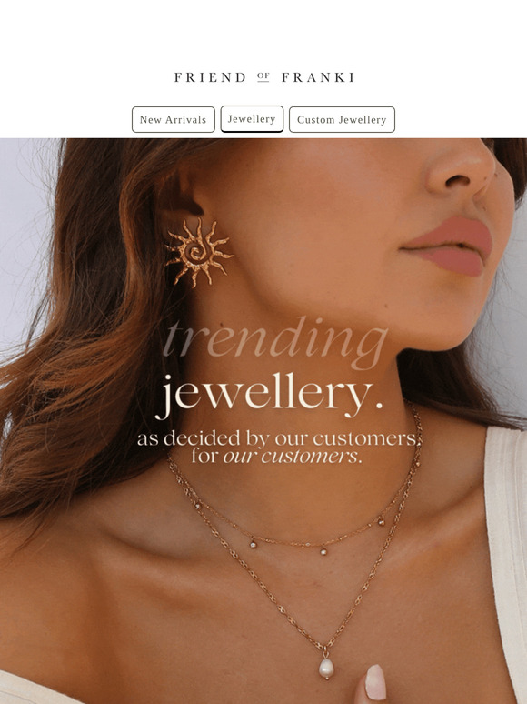 Top trending jewellery as decided by you...