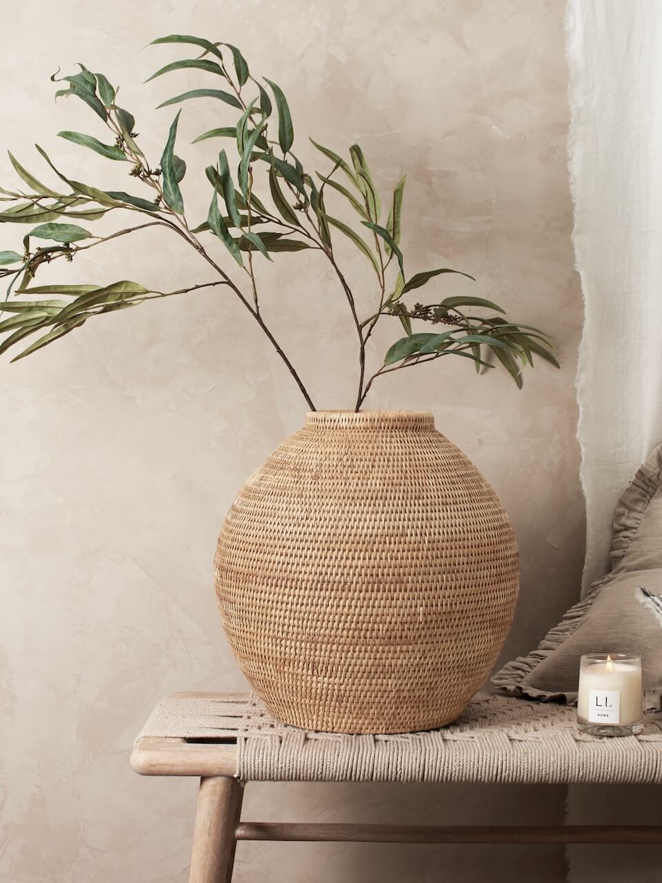 Image of Lundie Rattan Vase