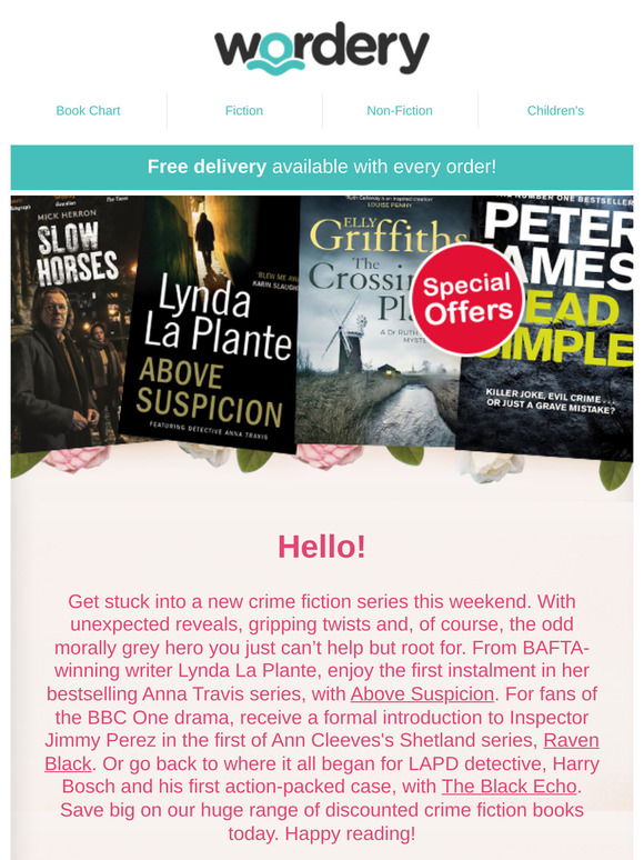 Get stuck into a new crime fiction series