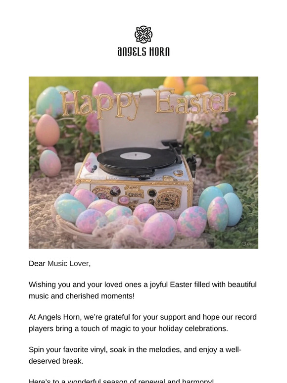Happy Easter from Angels Horn!