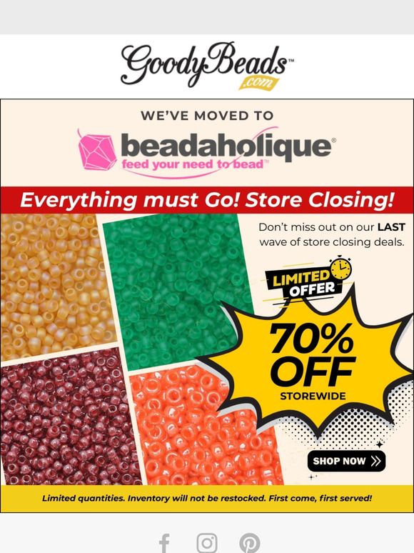 Final Sale: 70% OFF Everything