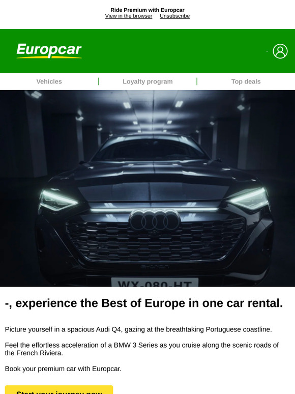 Drive Europe in style