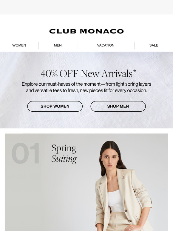 Our top five picks for spring