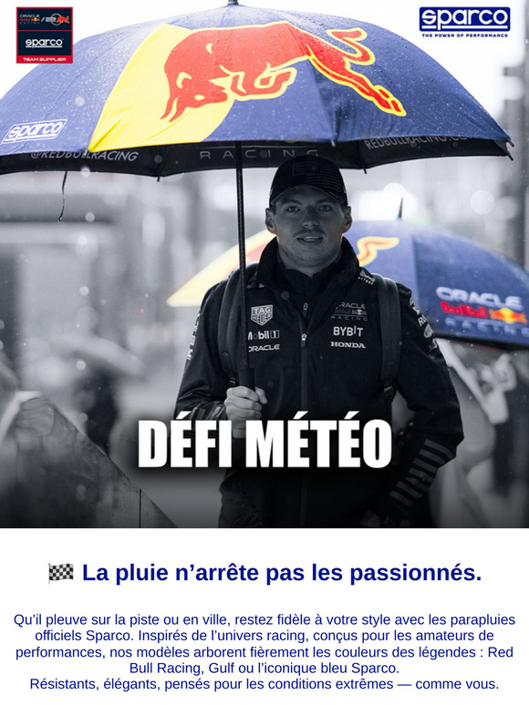 ☂️ Paré pour affronter les éléments
