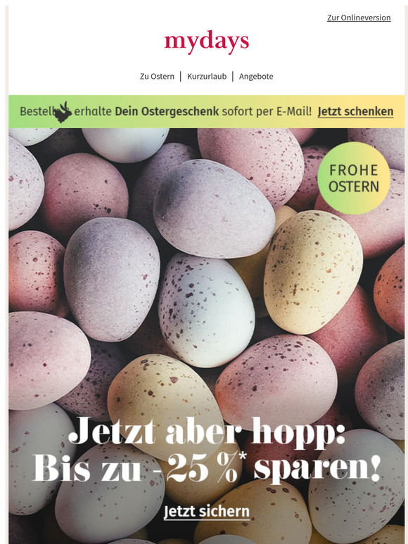 ❤️‍🔥 Nur noch wenige Tage: Unsere Osterdeals