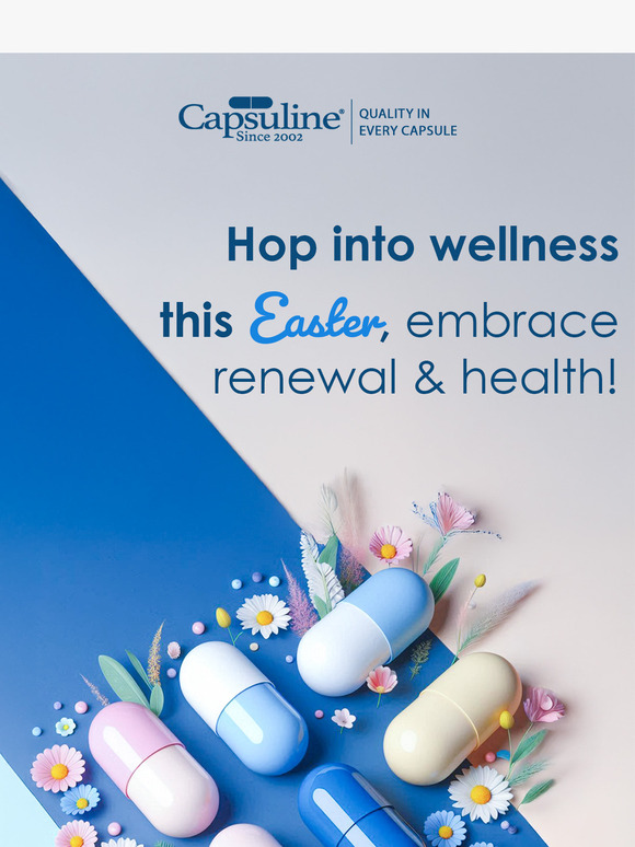 This Easter Embrace Renewal & Wellness! 🐰💊