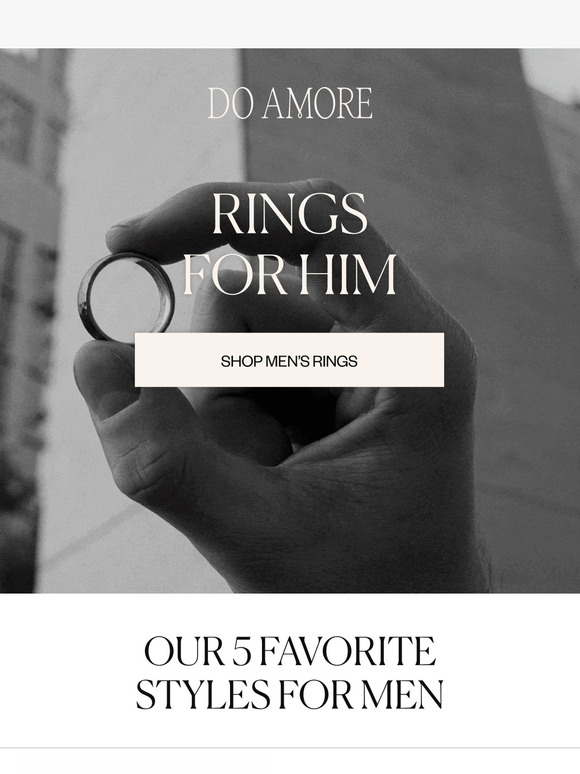 Our 5 Favorite Ring Styles for Men
