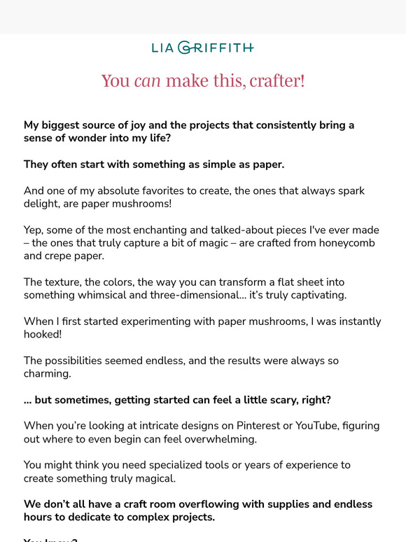 My most enchanting creations? They started with paper.