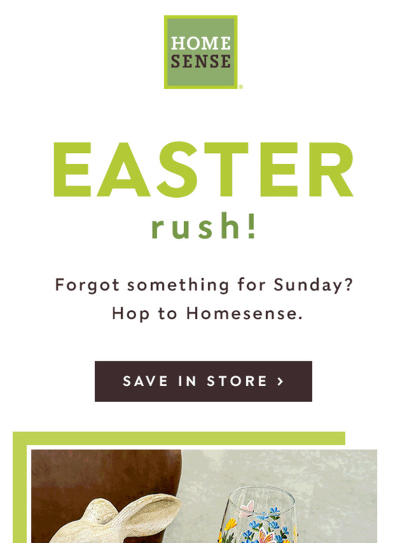 Hop to it! Last-minute EASTER needs