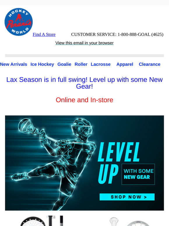 Lax Season is in full swing! Level up with some new gear!