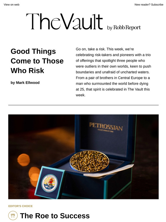 NEW DROPS: An Exclusive Caviar Tasting and One-of-a-Kind Earrings