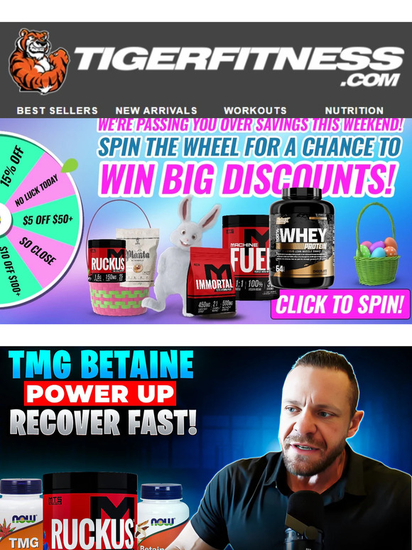 🐰 Hop Into Savings – Spin to Win All Weekend Long!
