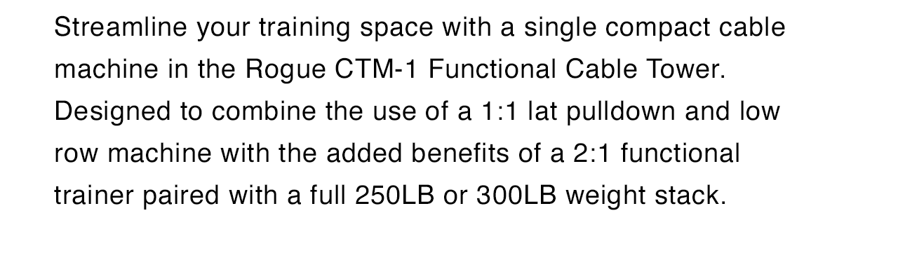 Rogue CTM-1 Functional Cable Tower