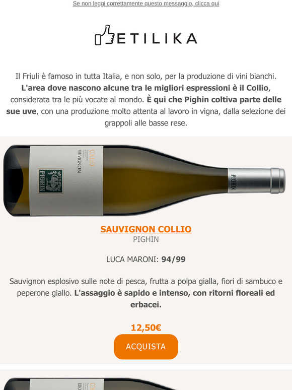 Il Collio di Pighin: Friulano, Sauvignon, Malvasia e Pinot Grigio