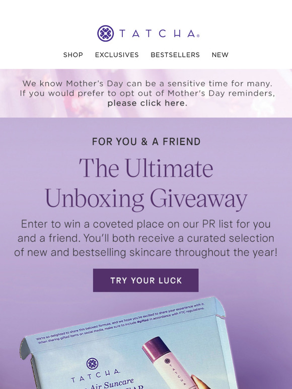 You could be on our PR mailing list