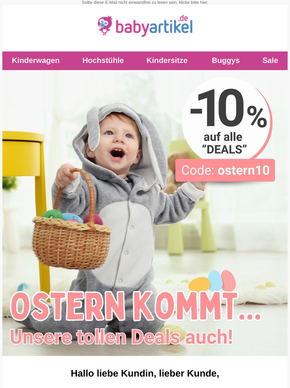 🐰Hasenstarkes Angebot: 10 % on top auf Oster-Deals
