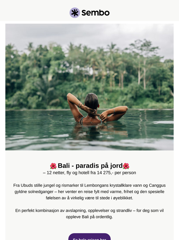 Ferieparadiset Bali: et eksotisk drømmereisemål for alle ☀️🌴
