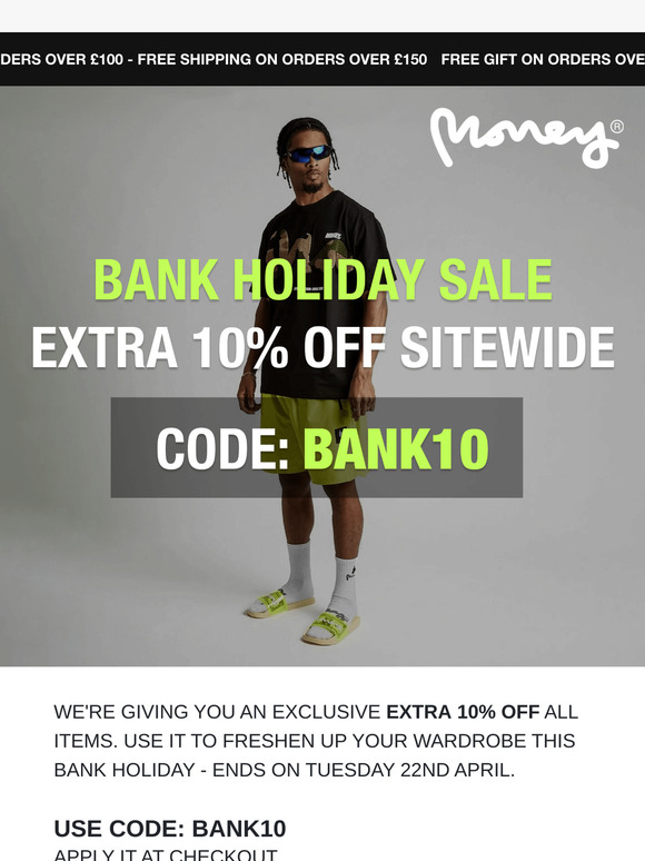 Bank holiday deals 🔥