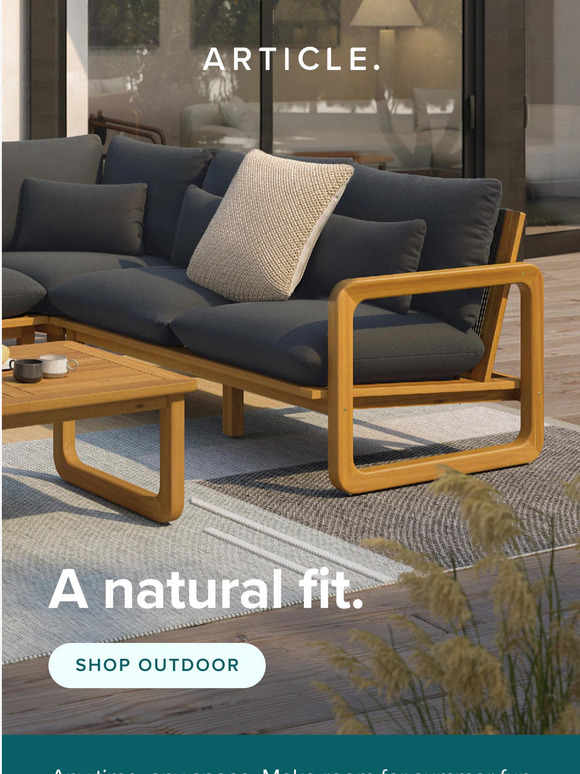New in outdoor: Get your space in shape