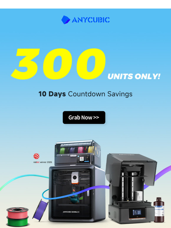 10 Days. 300 Units. $100 Max Discount.