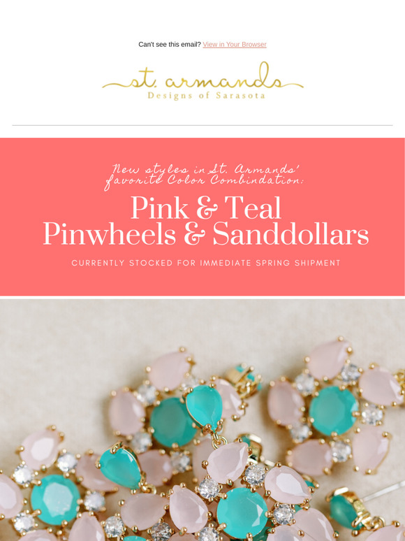 Just In: New St. Armands Pink & Teal!