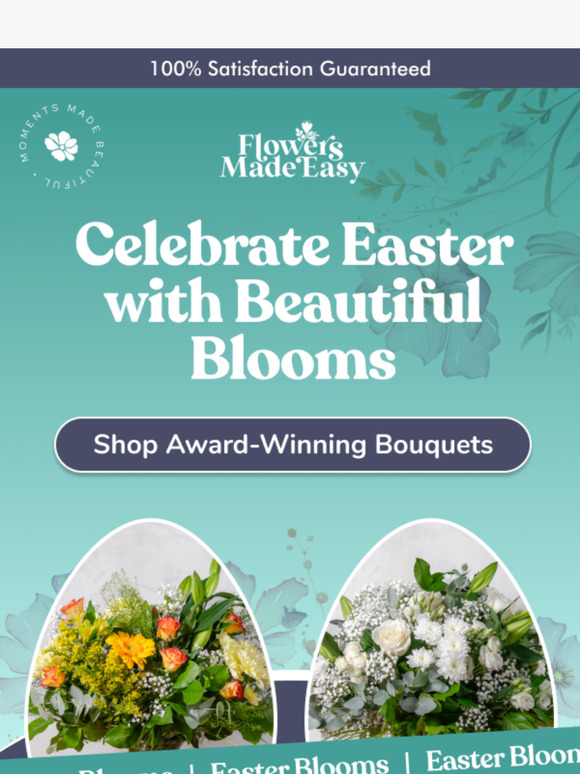 Fresh Flowers, Perfect for Easter 🌸💐
