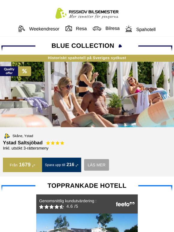 Upplev en ikonisk resort och äkta klassiker - Ystad Saltsjöbad.