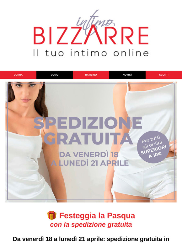 🐣 Dal 18 al 21 aprile festeggia Pasqua con noi grazie al Free Shipping Weekend!