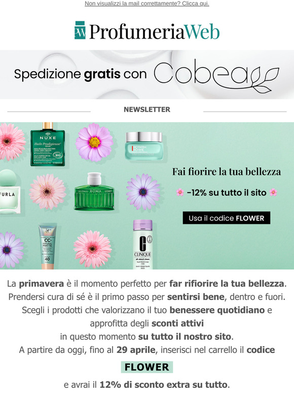 🌷-12% su tutto: sì, proprio su TUTTO!