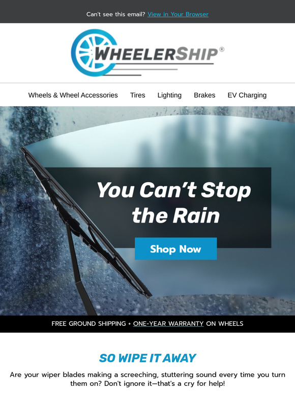 Are April Showers Ruining Your Drive?