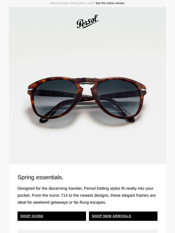 Spring essentials: Persol folding frames