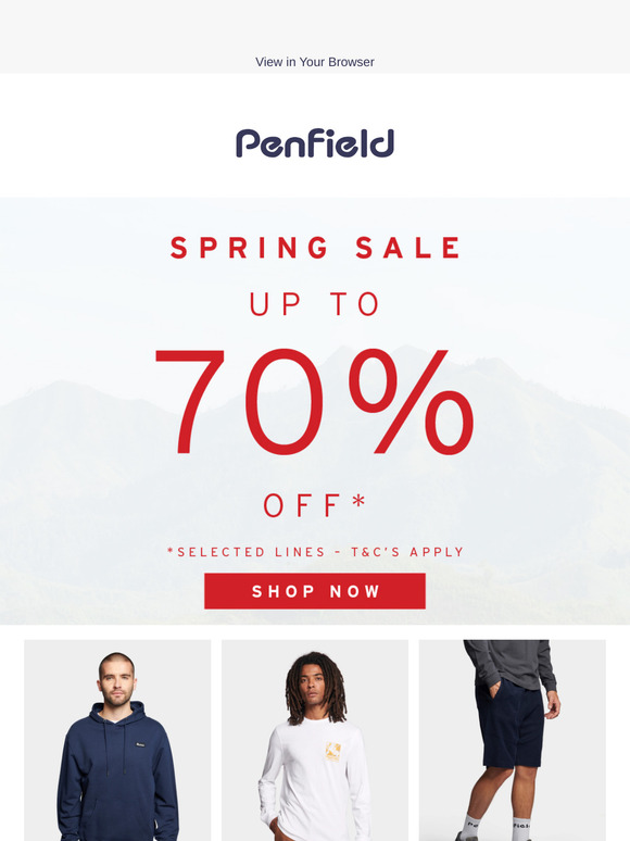 Spring Sale Now On – Up to 70% Off*