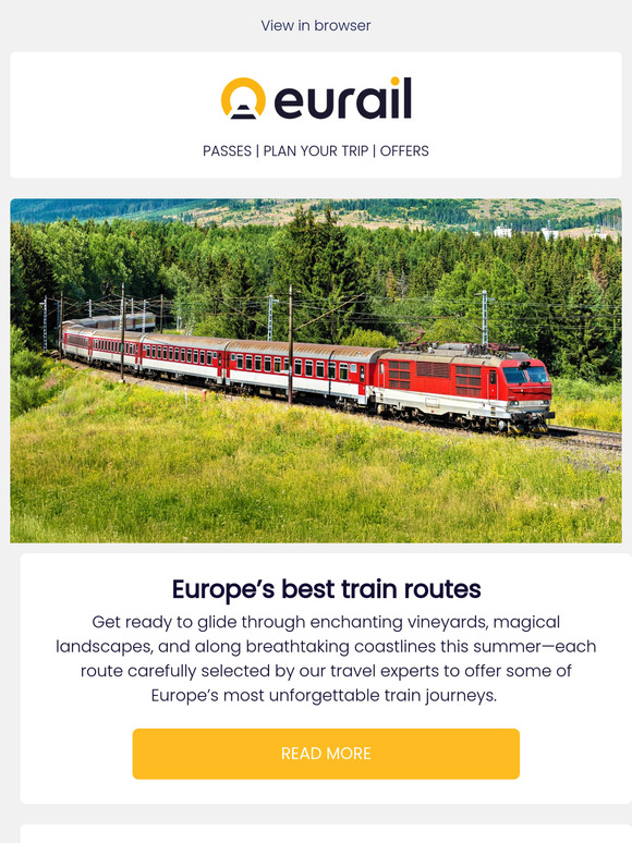 Get ready for summer with Eurail