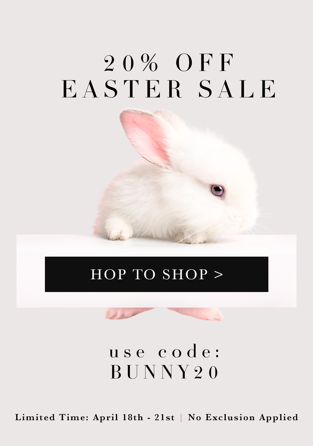 20% Off Easter Sale