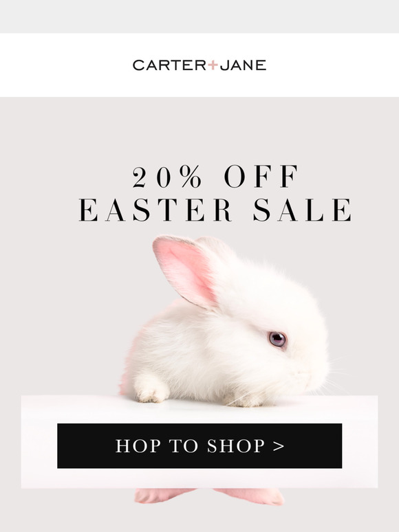 Hop into Savings: 20% Off Easter Delights! 🐰