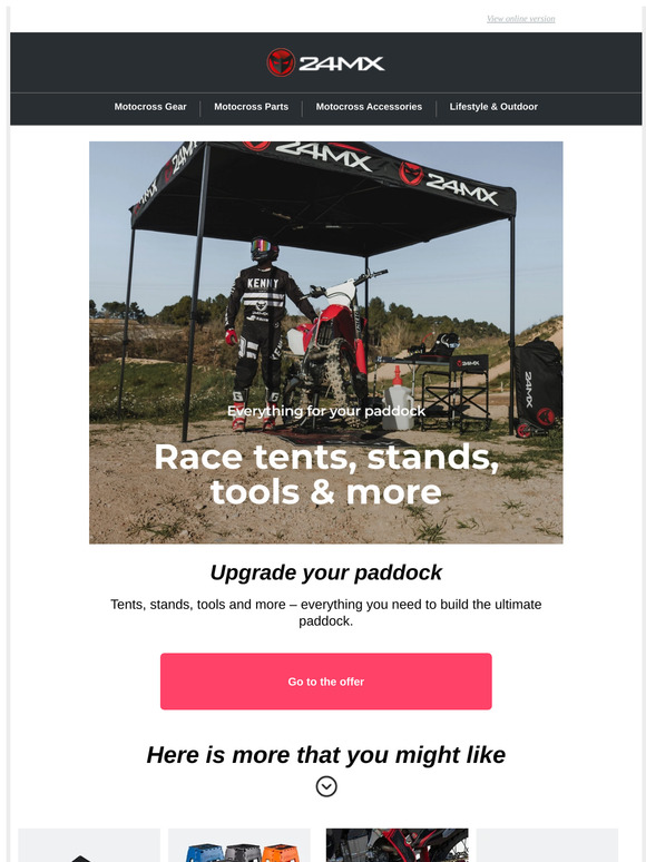 Own the paddock this season