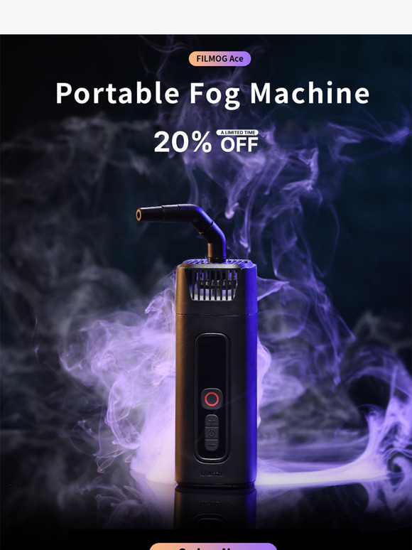Add Drama to Every Scene – 20% Off FILMOG Fog Machine!
