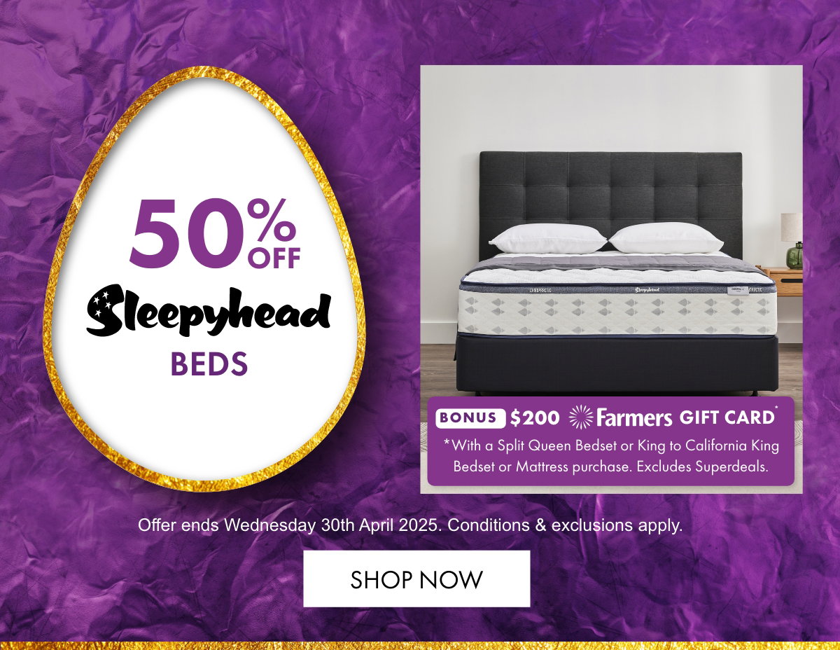 50% OFF Sleepyhead Beds