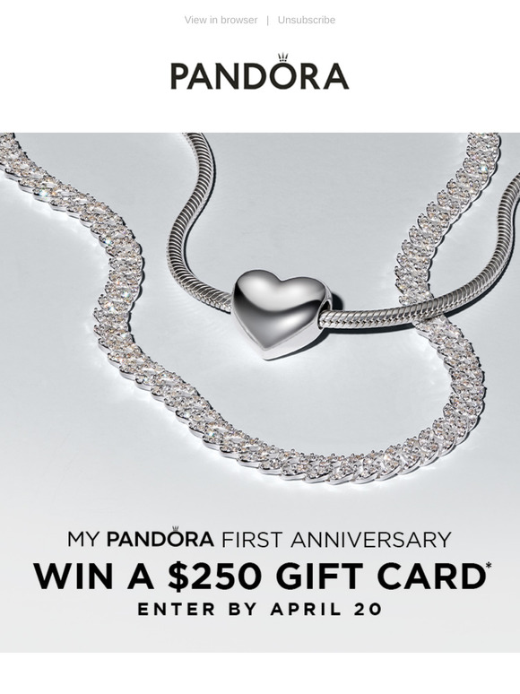 Enter to win a $250 gift card + 10% off welcome gift