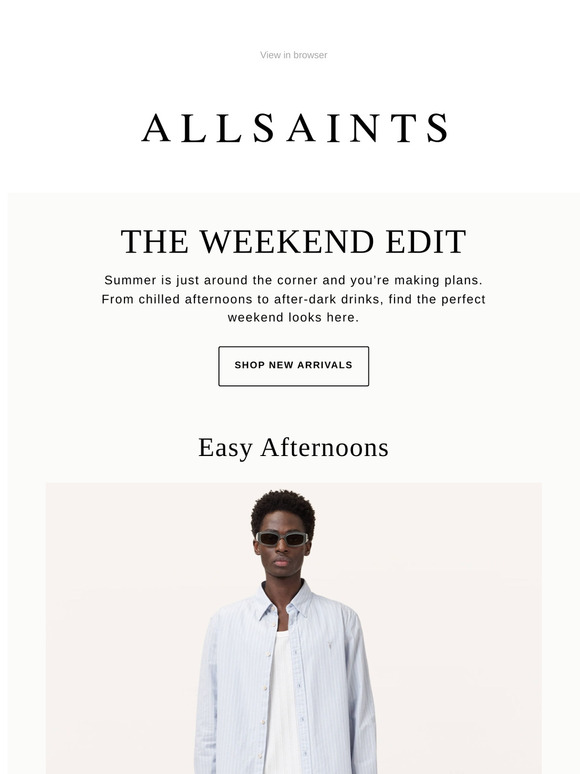 New: Weekend Edit