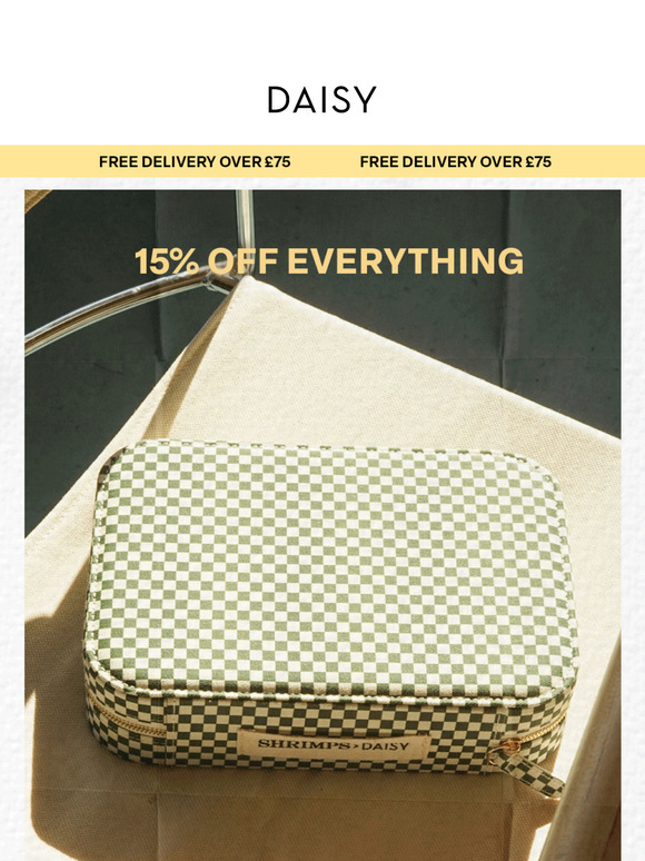 15% OFF JEWELLERY CASES