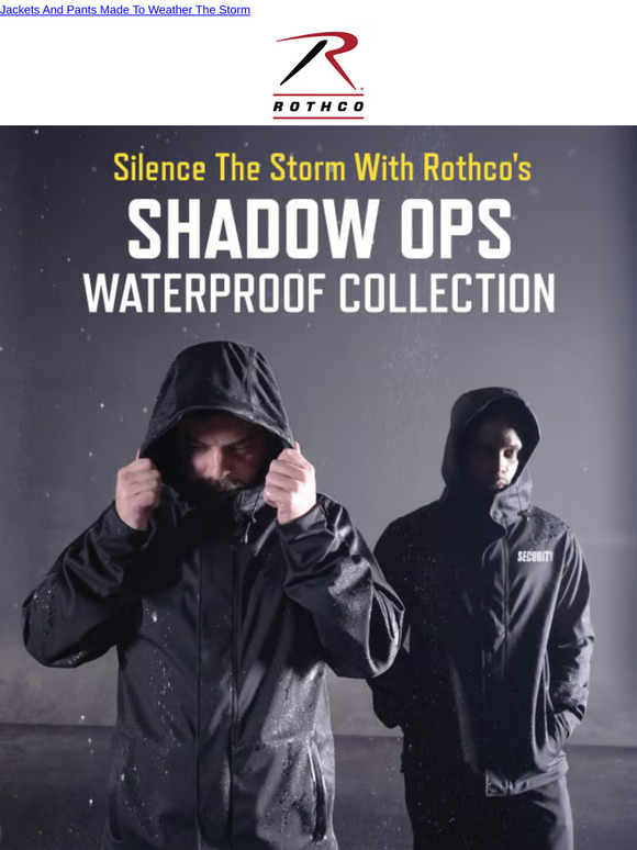 April Showers? Shadow Ops Has You Covered.