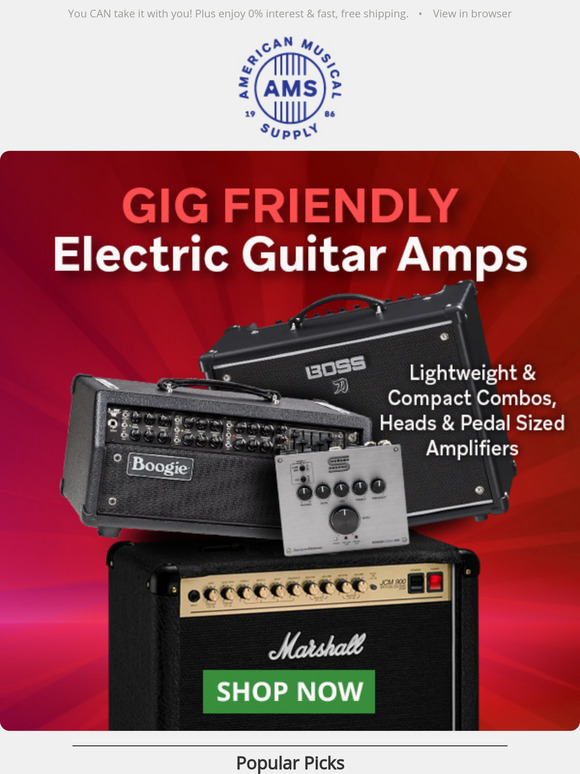 Ideal Amps for Your Next Gig & Beyond 👍