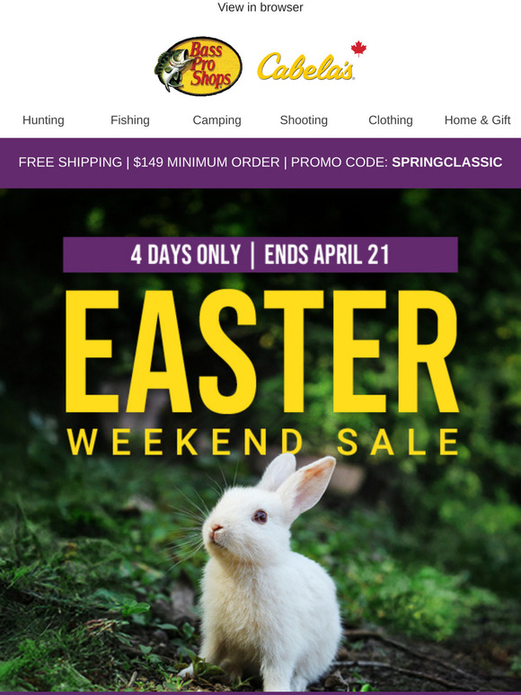 NEW DEALS: Easter Weekend Sale