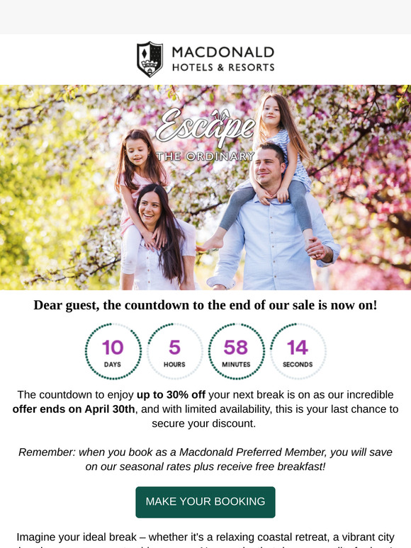 Last Call for April Savings! ⏳