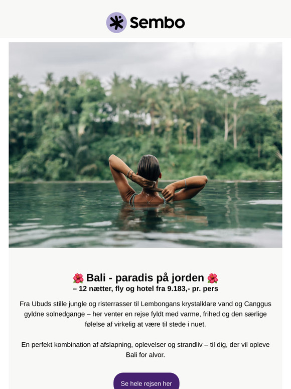 Drømmeferie til ferieparadiset Bali ☀️🌴