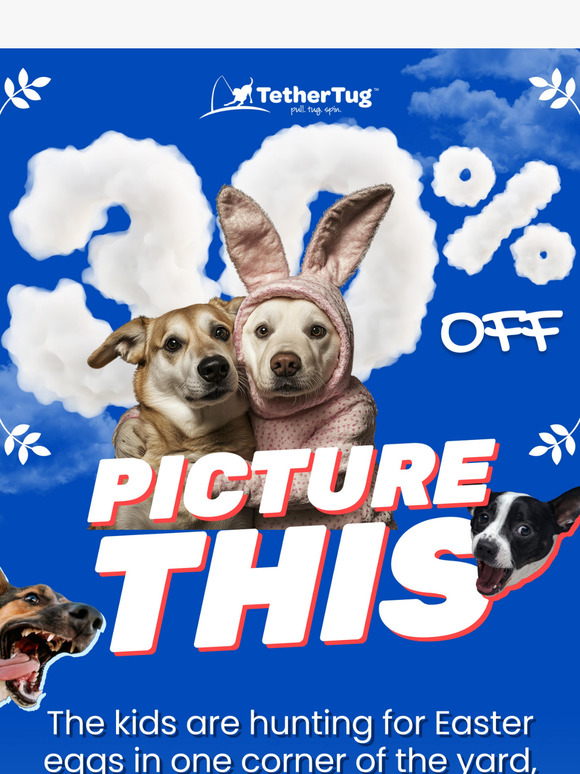 30% Off Your Dogs Easter Exercise