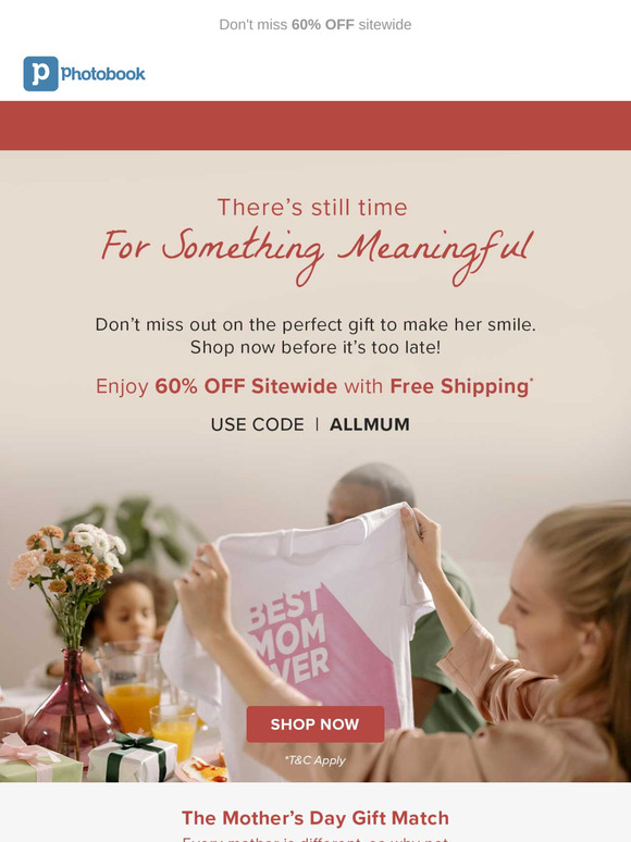 Mother's Day Flash Sale Ends Tomorrow 😱